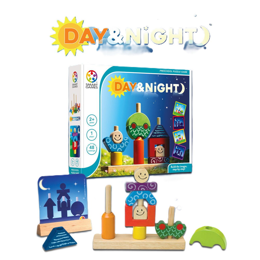 New in Box-Smart Games Day and Night-Multilingual